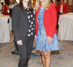 NO REPRO FEE 26/09/2018 National Recruitment Federation Fellowship event. Pictured are (LtoR) Aoife Clarke and Jean O'Donovan at the National Recruitment Federation Fellowship event in The Shelbourne Hotel. Photo: Sasko Lazarov/Photocall Ireland