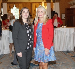 NO REPRO FEE 26/09/2018 National Recruitment Federation Fellowship event. Pictured are (LtoR) Aoife Clarke and Jean O'Donovan at the National Recruitment Federation Fellowship event in The Shelbourne Hotel. Photo: Sasko Lazarov/Photocall Ireland