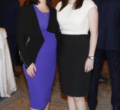 NO REPRO FEE 26/09/2018 National Recruitment Federation Fellowship event. Pictured are (LtoR) Aine McGroarty and Caroline Kelly at the National Recruitment Federation Fellowship event in The Shelbourne Hotel. Photo: Sasko Lazarov/Photocall Ireland