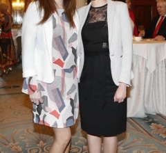 NO REPRO FEE 26/09/2018 National Recruitment Federation Fellowship event. Pictured are (LtoR) Eimear Walsh and Estelle Davis at the National Recruitment Federation Fellowship event in The Shelbourne Hotel. Photo: Sasko Lazarov/Photocall Ireland