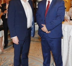 NO REPRO FEE 26/09/2018 National Recruitment Federation Fellowship event. Pictured are (LtoR) Frank Farrelly and Brian Carmedy at the National Recruitment Federation Fellowship event in The Shelbourne Hotel. Photo: Sasko Lazarov/Photocall Ireland