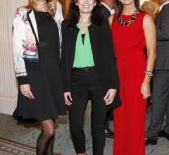 NO REPRO FEE 26/09/2018 National Recruitment Federation Fellowship event. Pictured are (LtoR) Roisin McNamara, Michelle Kilcar and Geraldine King at the National Recruitment Federation Fellowship event in The Shelbourne Hotel. Photo: Sasko Lazarov/Photocall Ireland